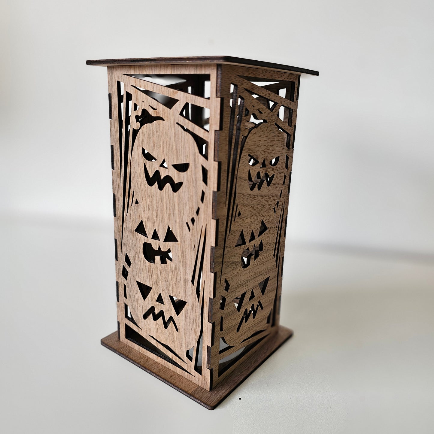 Custom Wooden Halloween Lanterns