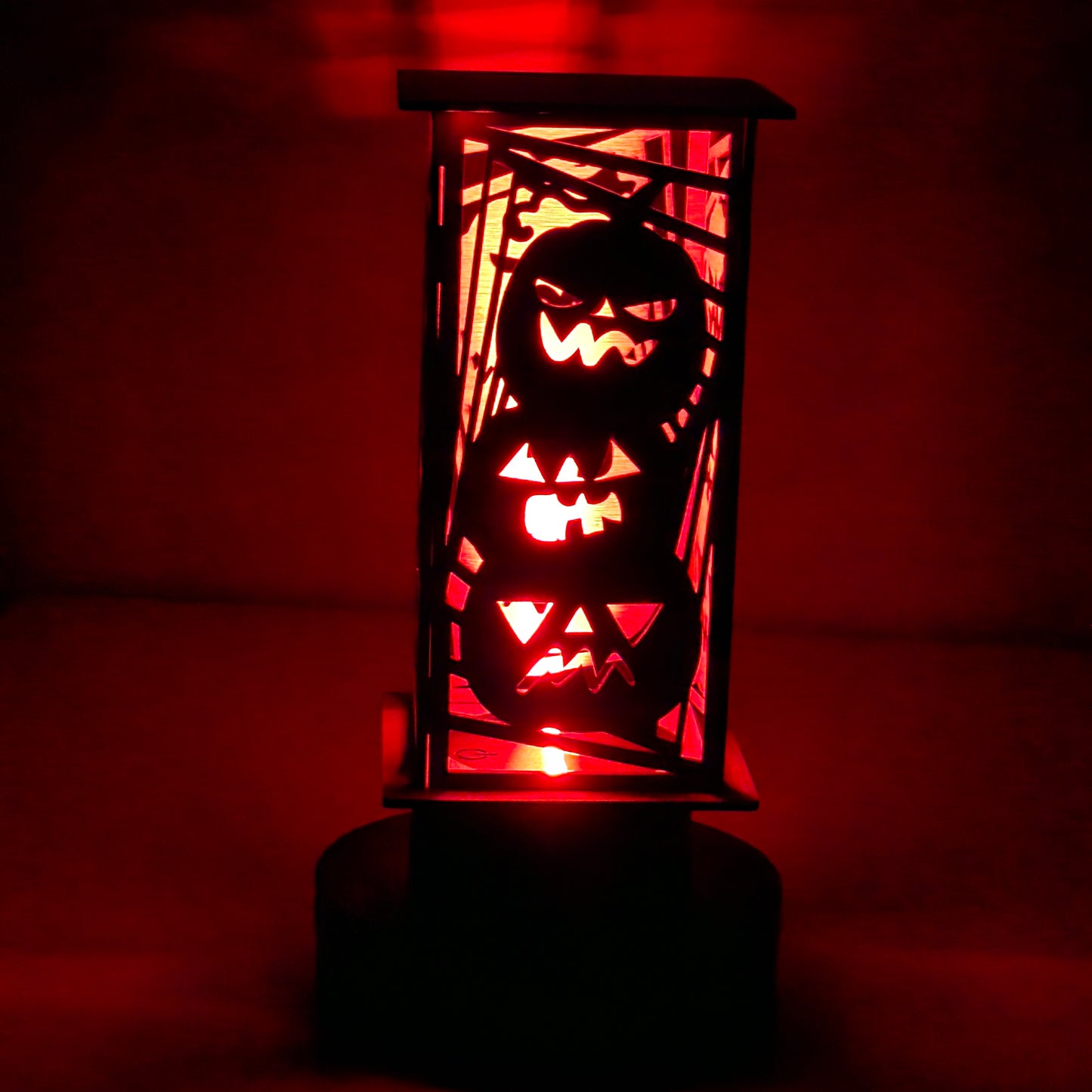 Custom Wooden Halloween Lanterns