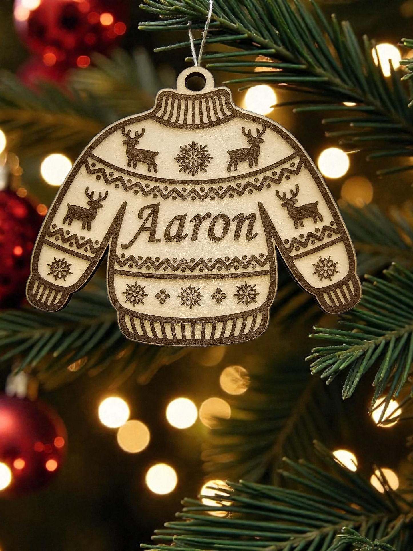 Custom Wooden Ornaments