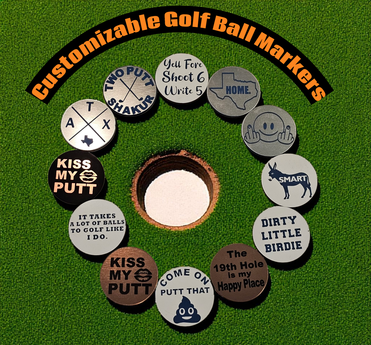 Custom Golf Ball Markers