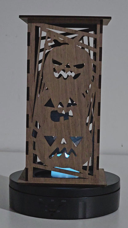 Custom Wooden Halloween Lanterns