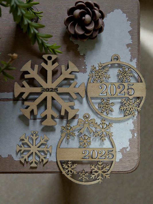 Customizable and Paintable Christmas Ornaments