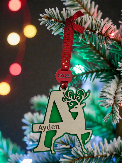 Custom Wooden and Acrylic  Christmas Ornaments