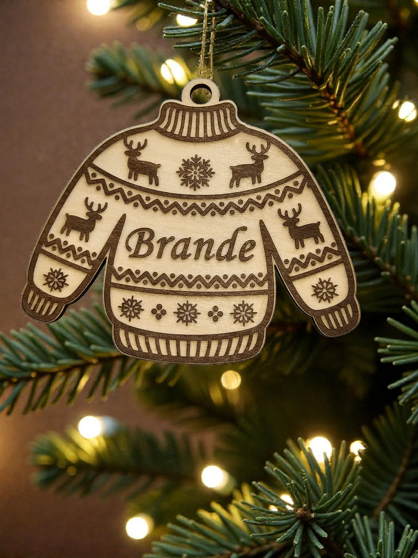 Custom Wooden Ornaments