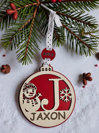 Custom Wooden and Acrylic  Christmas Ornaments