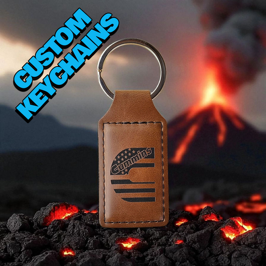 Leatherette Keychains