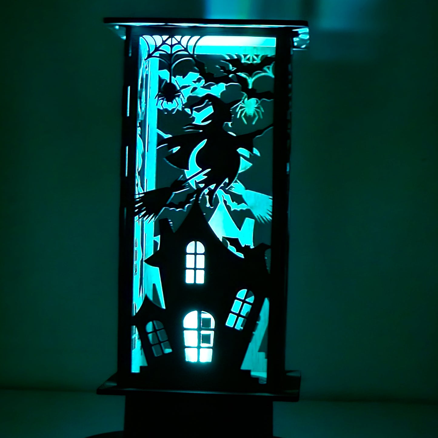 Custom Wooden Halloween Lanterns