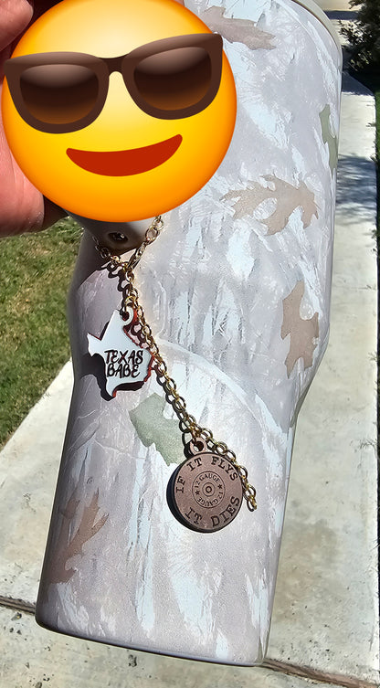 Custom cup charms